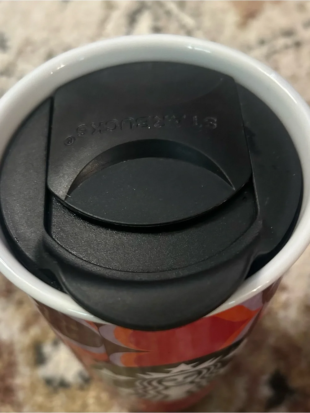 Starbucks hearts 2019 ceramic travel mug tumbler vibrant hearts